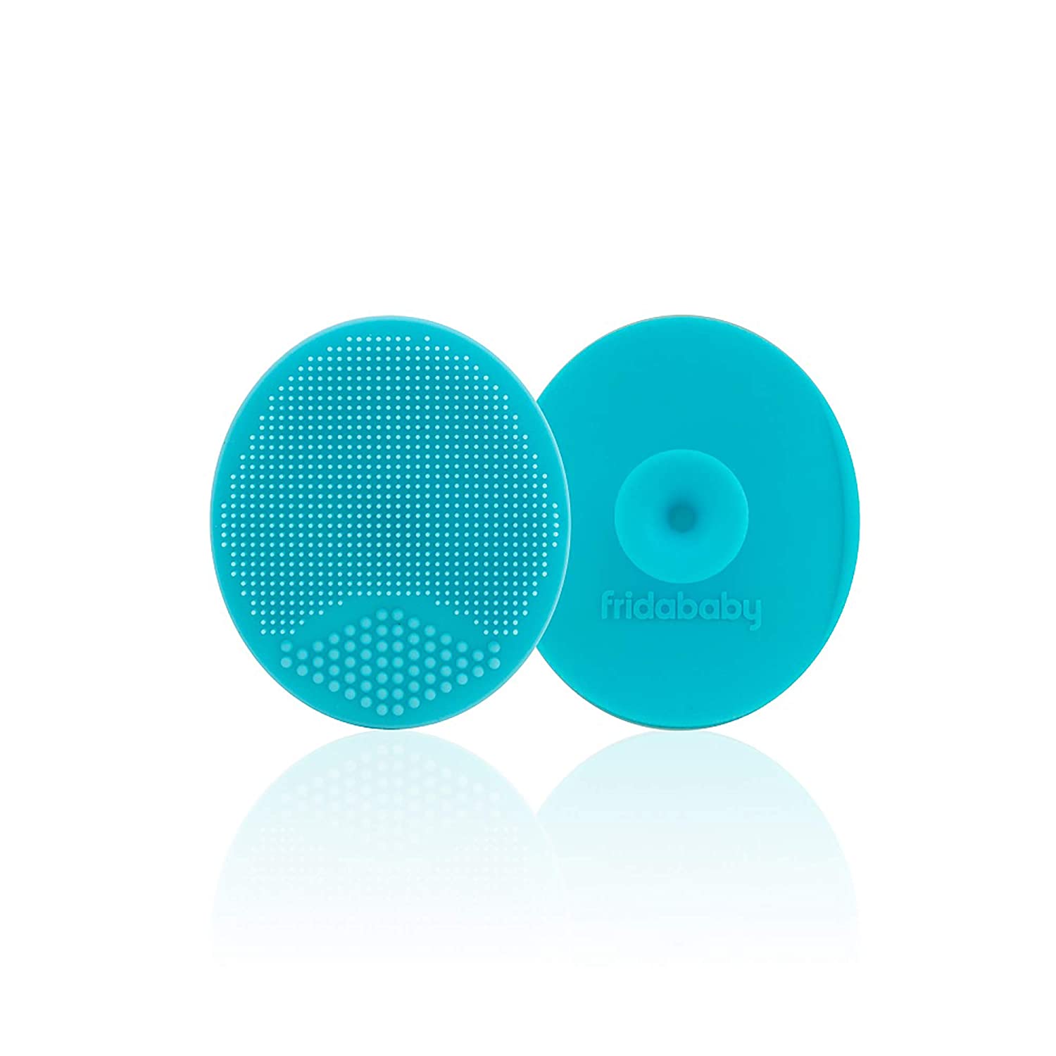 DermaFrida The SkinSoother Baby Bath Silicone Brush by Fridababy | Baby Essential for Dry Skin, Cradle Cap and Eczema (2 Pack) - Image 2